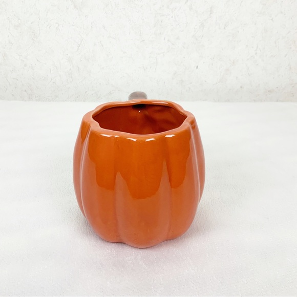 3D Large Orange Pumpkin Coffee Mug 16.5 Oz Fall Harvest Thanksgiving Farmhouse - Picture 2 of 6